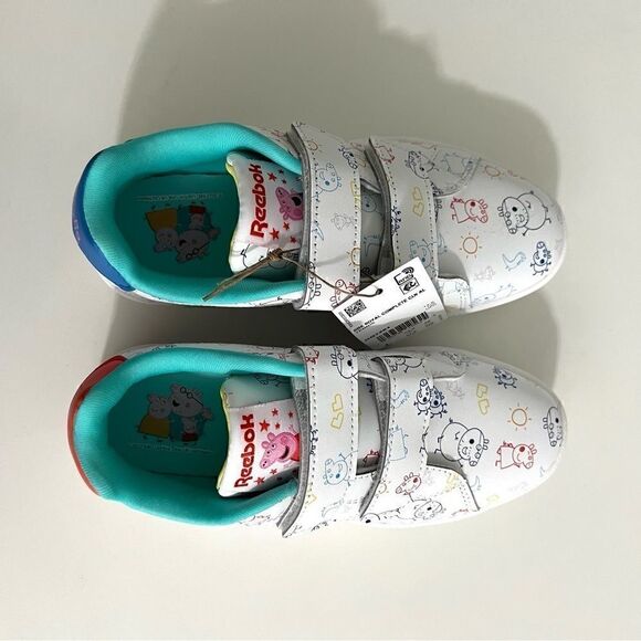 Reebok Little Girls Peppa Pig Royal Complete CLN 2 Stay-Put Casual Sneakers - Picture 7 of 10